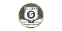 Route 5 Boots & Shoes coupons